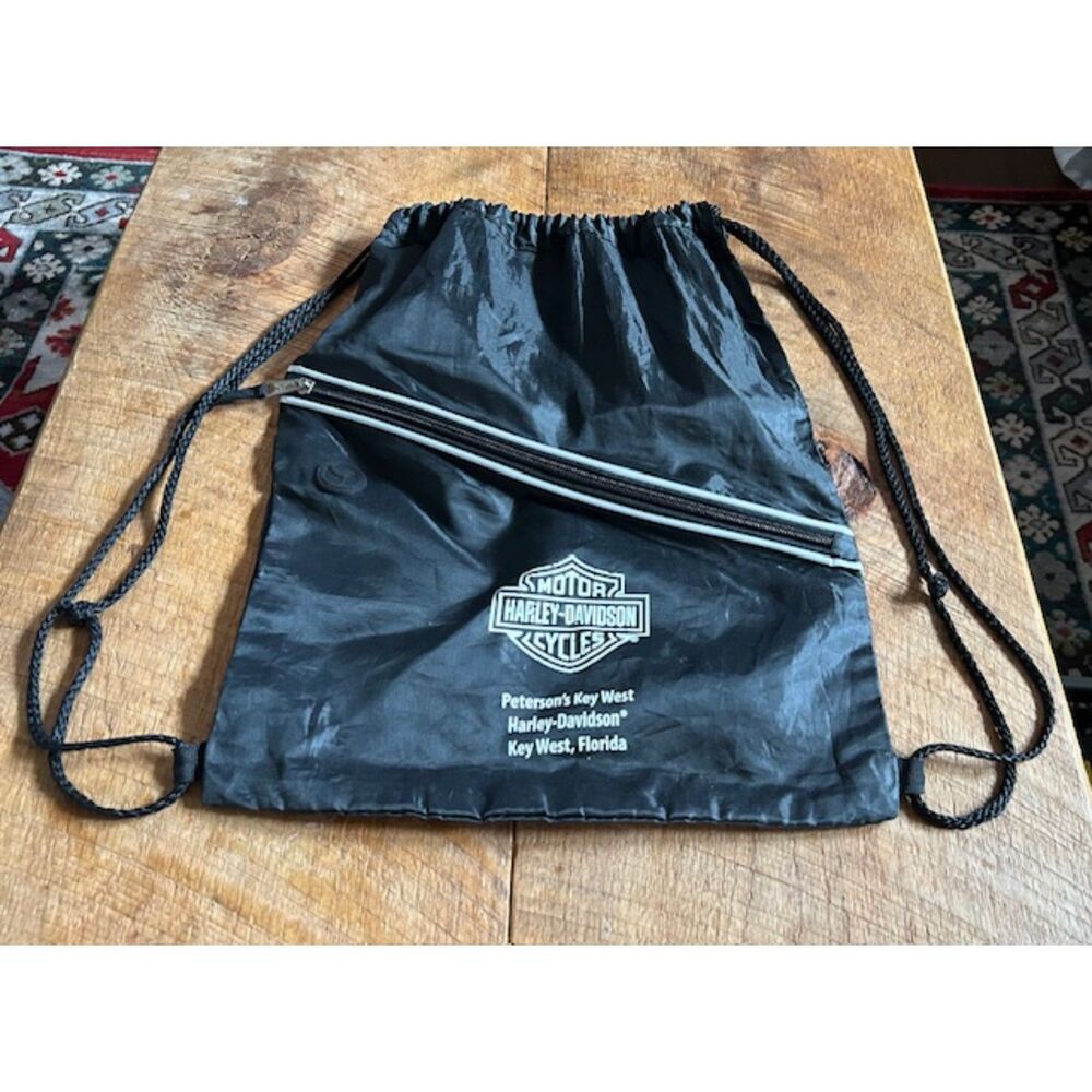 Harley Davidson Drawstring Backpack - image 1